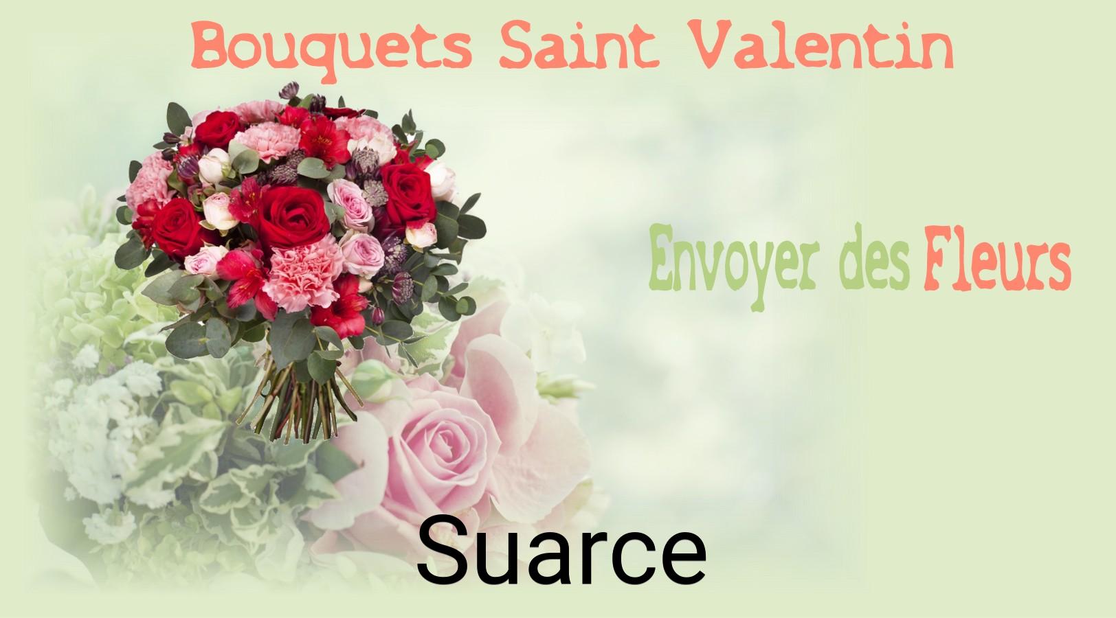Roses de Saint-Valentin livrées à Suarce